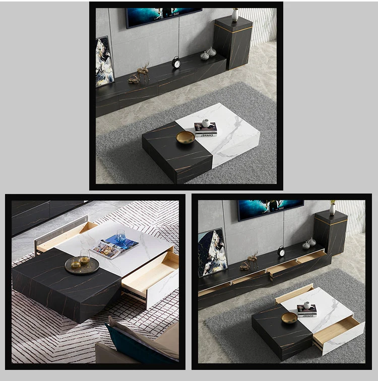 Custom Modern Storage Design Large Furniture Luxury Coffee Table