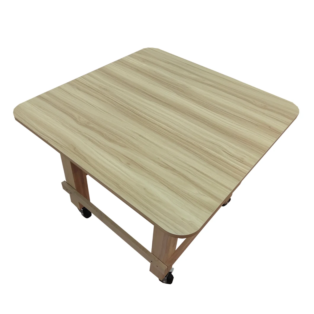 Homely Moden Movable Coffee Tea Table / Square Wooden Table