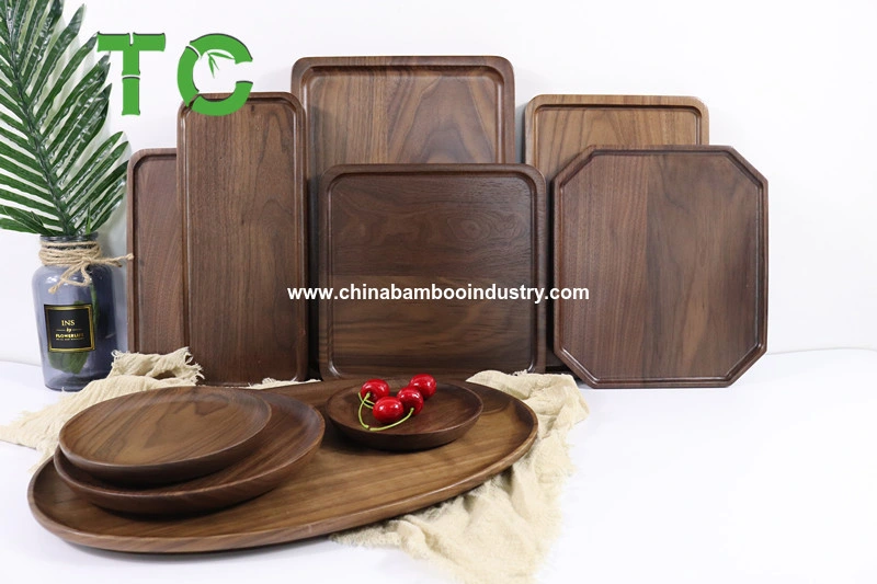Wood Tray Wood Octagon Serving Trays Wood Platters & Dish Plates Coffee Table Tray