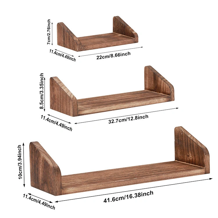 Nordic Wall Solid Wood Shelf, Creative Wall Shelf, Simple Wall Shelf