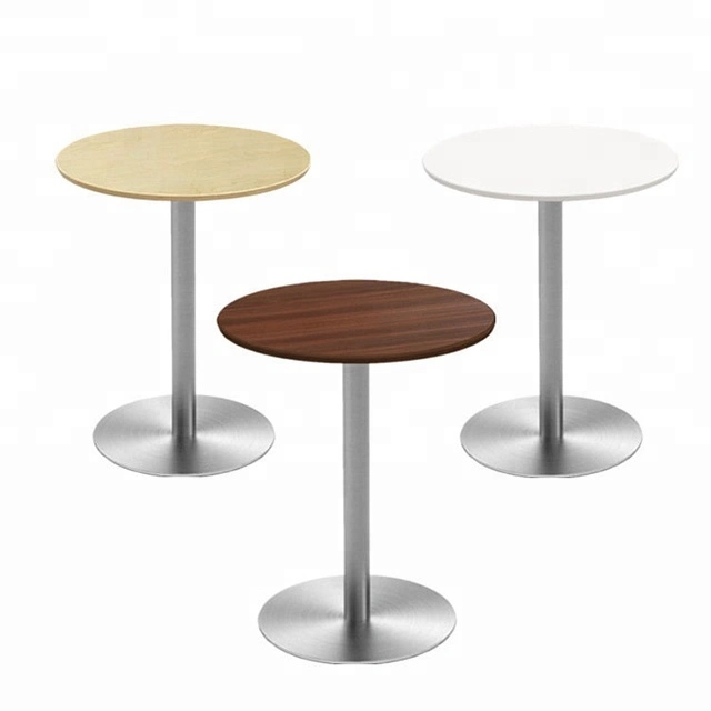 High Coffee Bar Pub Table Round Square Central Metal Dining Table