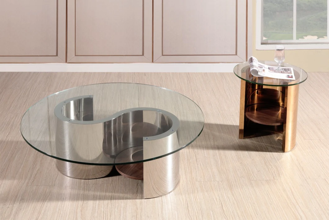 Creative Design Home Furniture Side Coffee Table Mini with Marble
