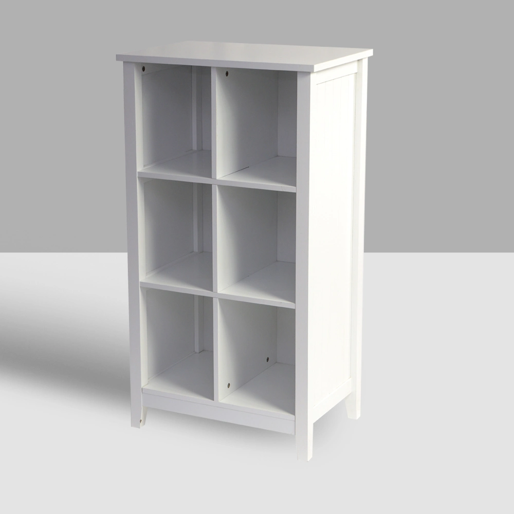 Wooden Furniture Rack 6-Cube Closet Organizer Storage Shelves Book Shelf