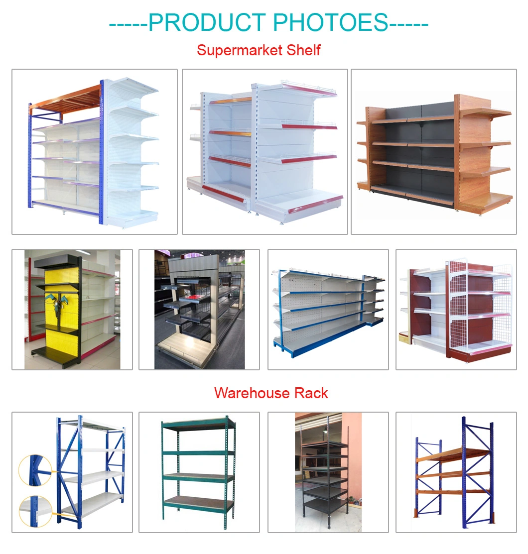 Supermarket Retail Wall Shelving with Hooks