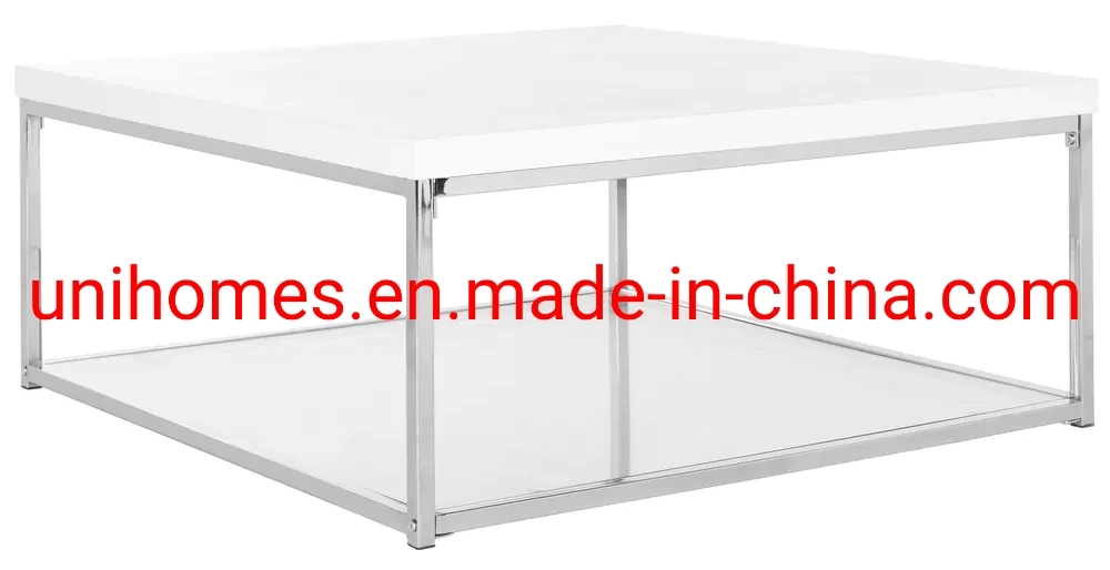 Coffee Table Foldable Cocktail Table TV Stand with Open Storage Shelf Center Table for Living Room Furniture