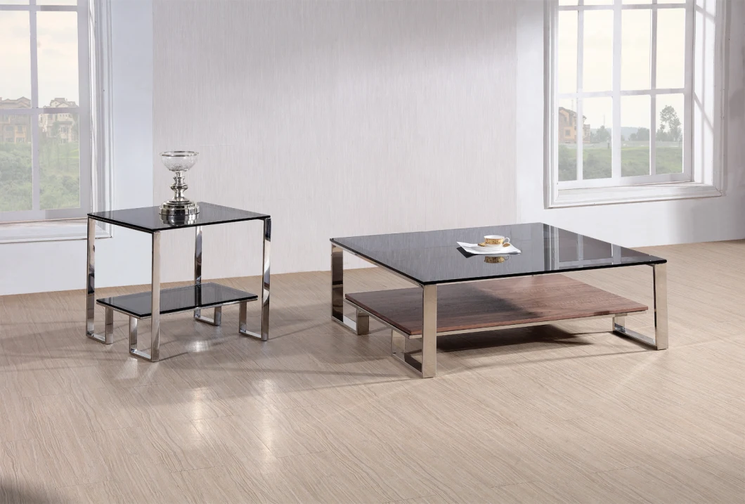 Modern Coffee Table with White Marble Top for Home Restaurant Furniture