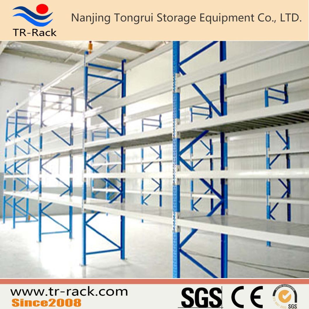 Long Span Medium Duty Shelving Steel Storage Racking for Warehouse