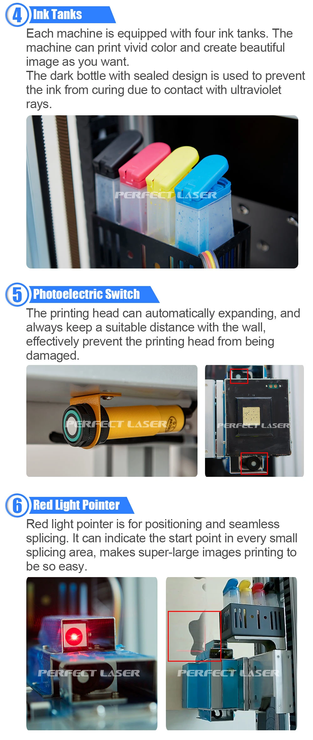 Perfect Laser Vertical Mural Wall Printer 3D Photo Bedroom Wall Printing Machine