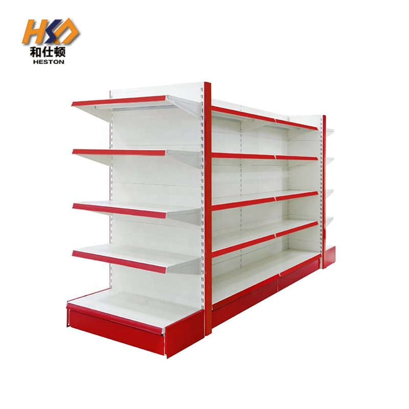 Manufacturer Promotionstand Racking Retail Modern Store Metal Wood Shelves