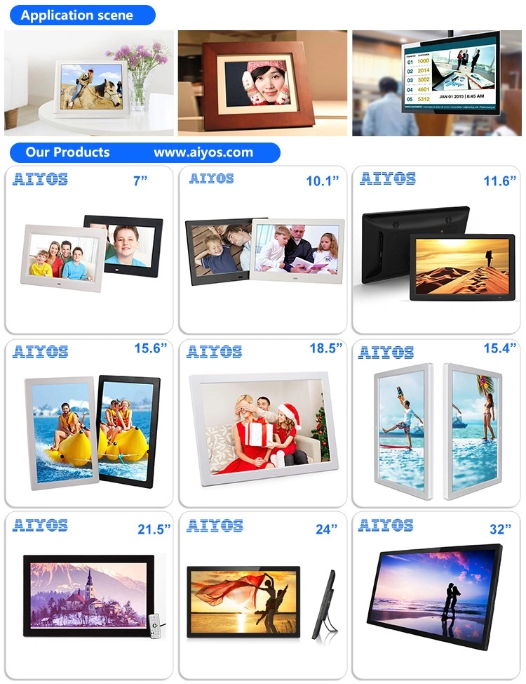 High Quality Android Touch Advertising Machine Full Color Digital Interactive Digital Photo Frames