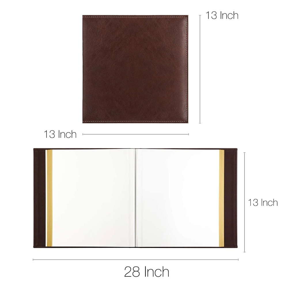 Wedding Memorial Book Promotion Gift Baby Picture Frame Family PU Leather Photo Album