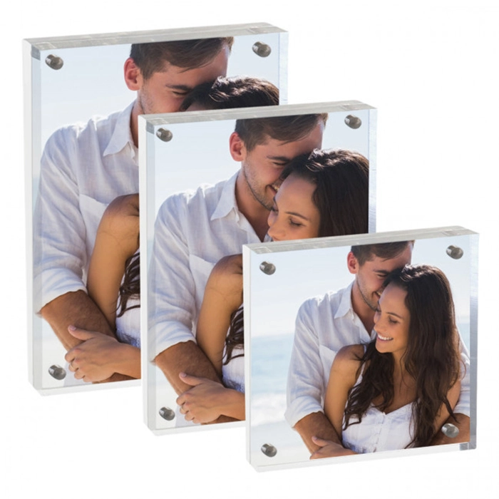 Acrylic Photo Frame Economic Magnetic Acrylic Photo Frame Customizable Size