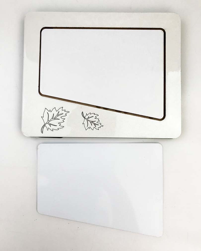High Quality Sublimation Blank Picture MDF Photo Frame with Aluminum Sheet MD-039