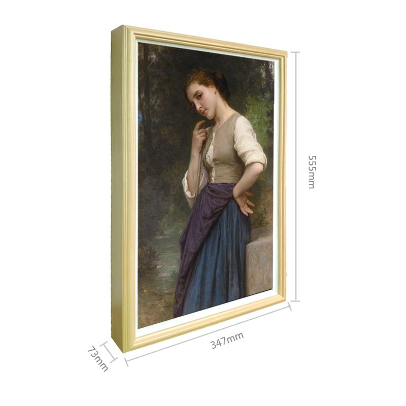 21.5 Inch Electric Photo Frame WiFi HD Picture Frame Big Size Digital Wood Frame Ad Player