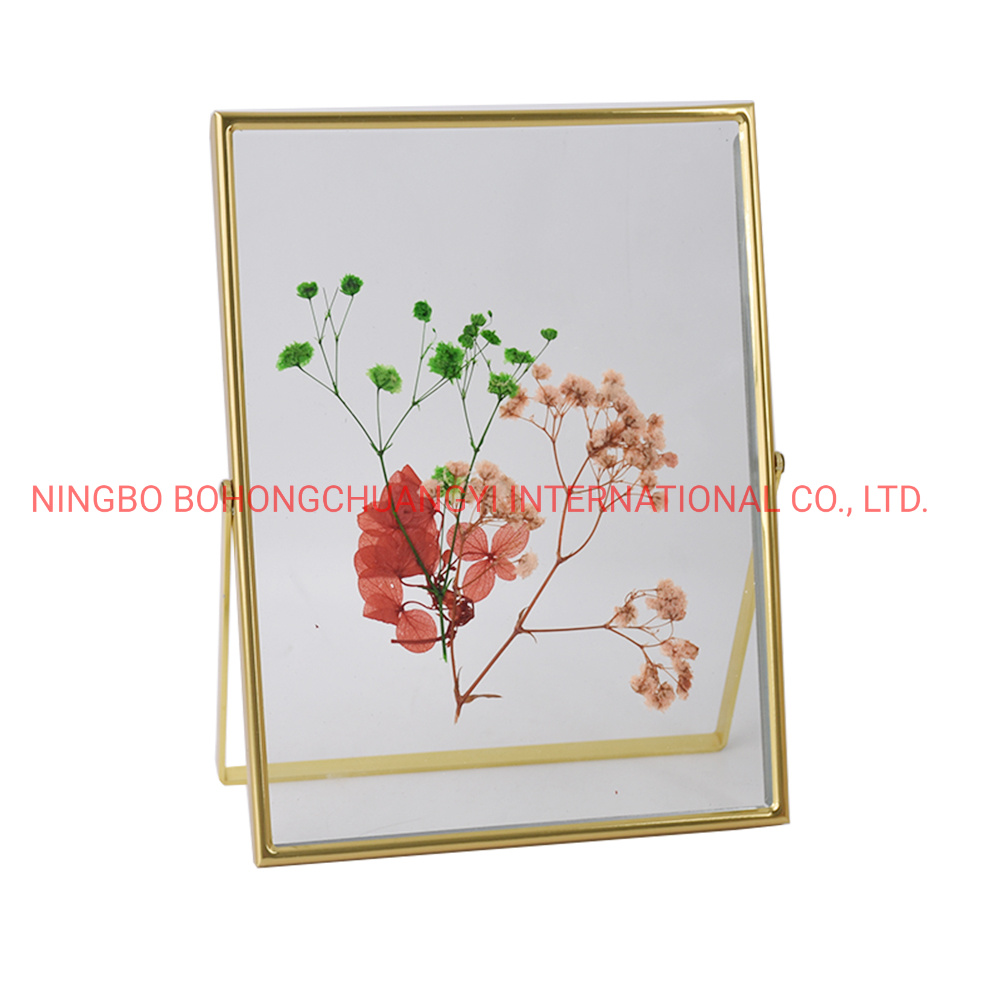 New High Quality Gold Metal Photo Frame for Tabletop Decor