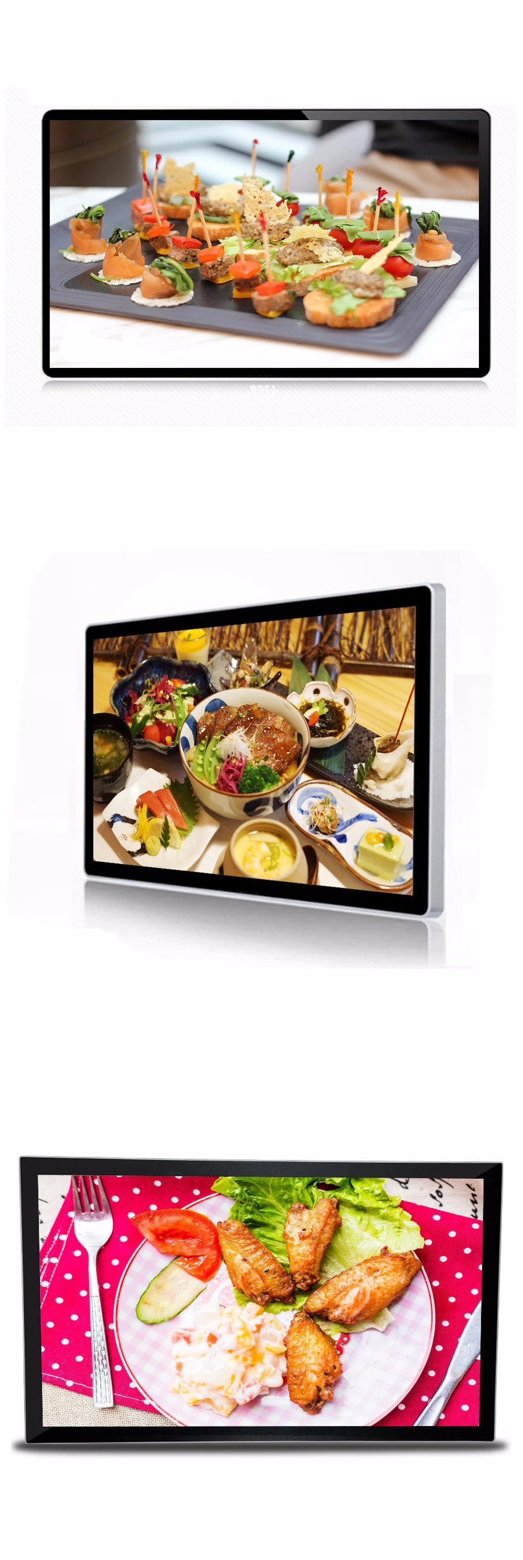 Full HD Digital Photos Frame Wholesale Indoor 32 Inch Android Wall Mount WiFi 3G Video High Quality Ad Player