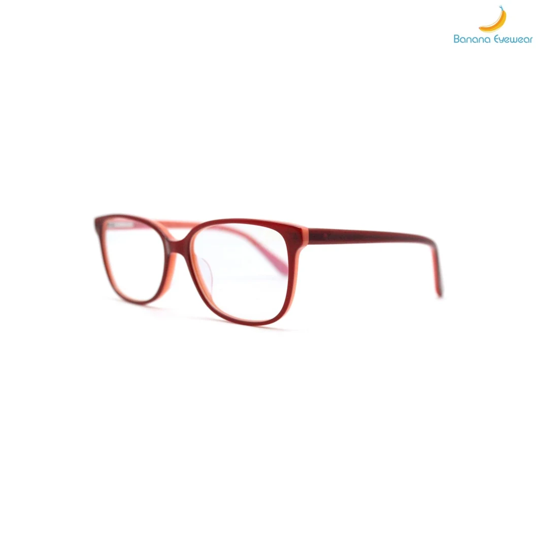 Classic Oval Acetate Eyewear Frames for Women with Ce Certificate