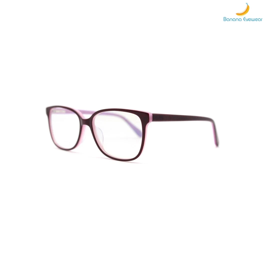 Classic Oval Acetate Eyewear Frames for Women with Ce Certificate