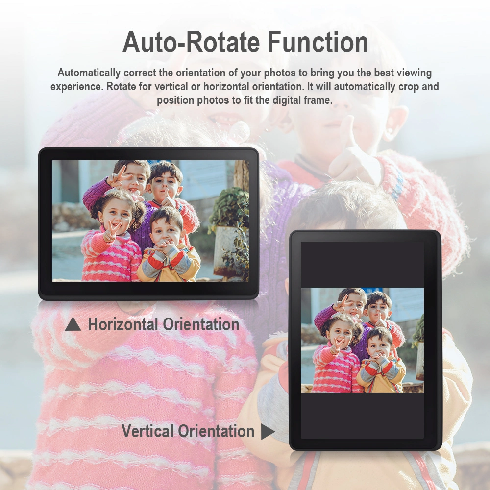 Touch Screen 8 Inch Cloud Digital Frame Screen for Photos