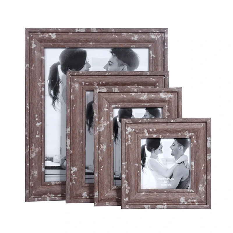 Wood Pattern Picture Frame Home Decoration Photo Album