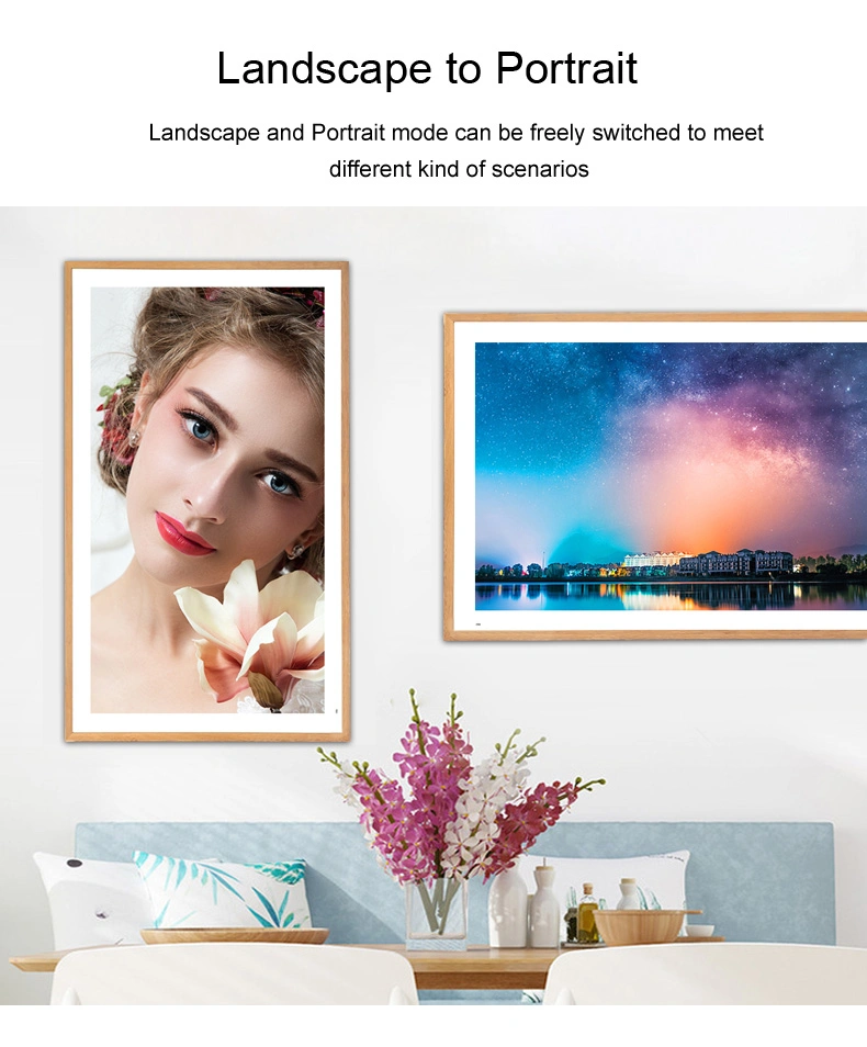 10.1 Inch 16GB WiFi Digital Picture Frame with HD 800*1280 IPS Display,Touch Screen,Send Photos or Small Videos Remotely, Portrait and Landscape (Black, White)