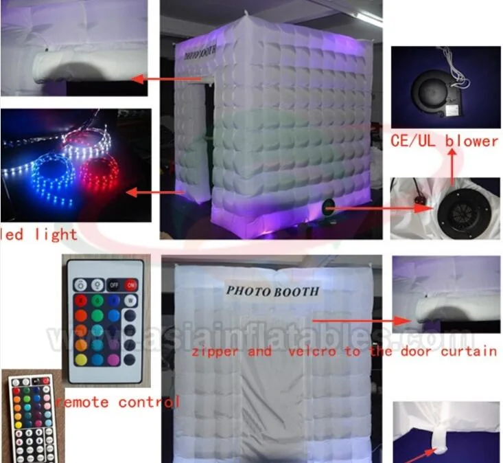 Cheap Commercial LED Inflatable Photo Booth for Advertising Photo Booth