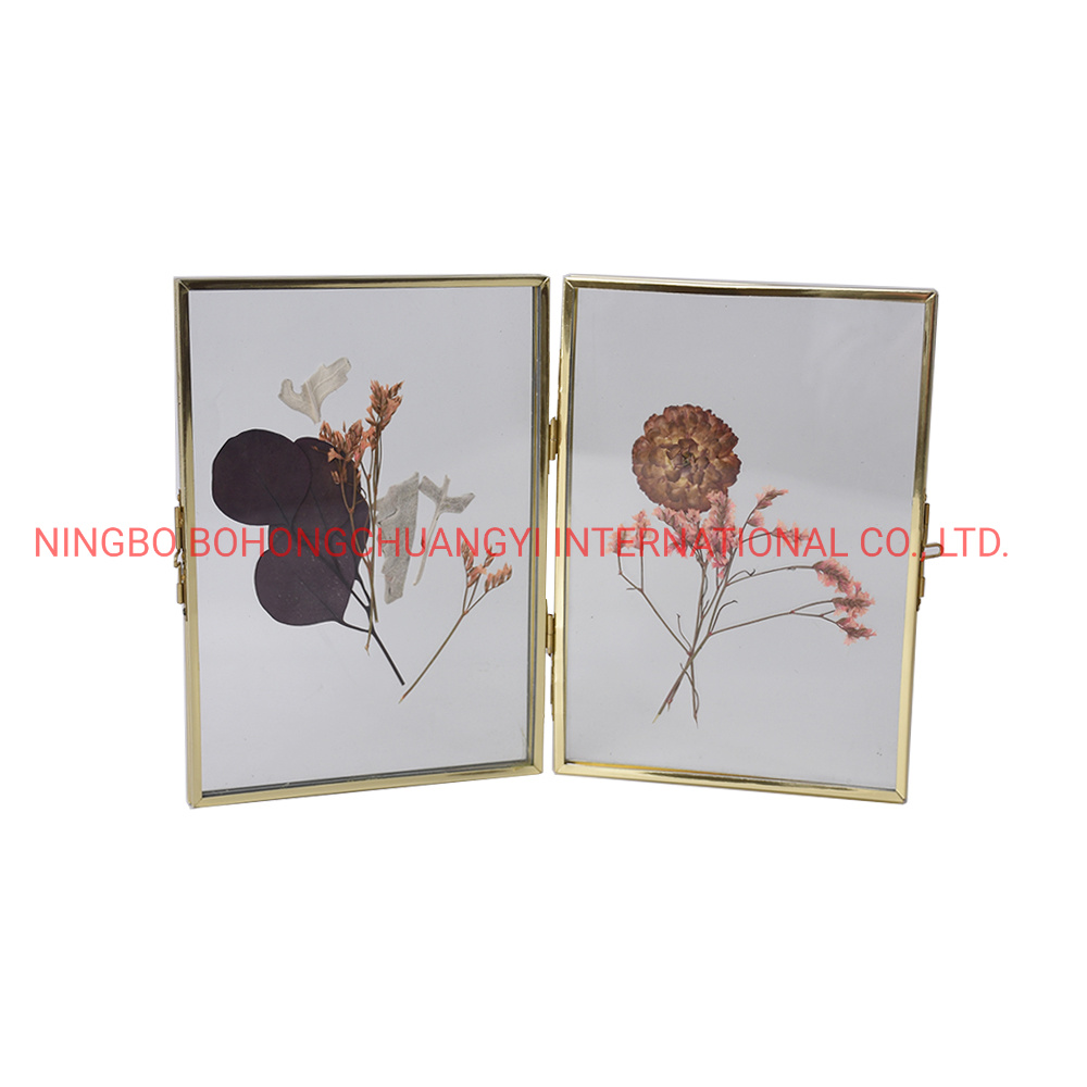 New High Quality Gold Metal Photo Frame for Tabletop Decor