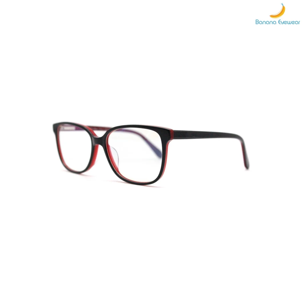 Classic Oval Acetate Eyewear Frames for Women with Ce Certificate