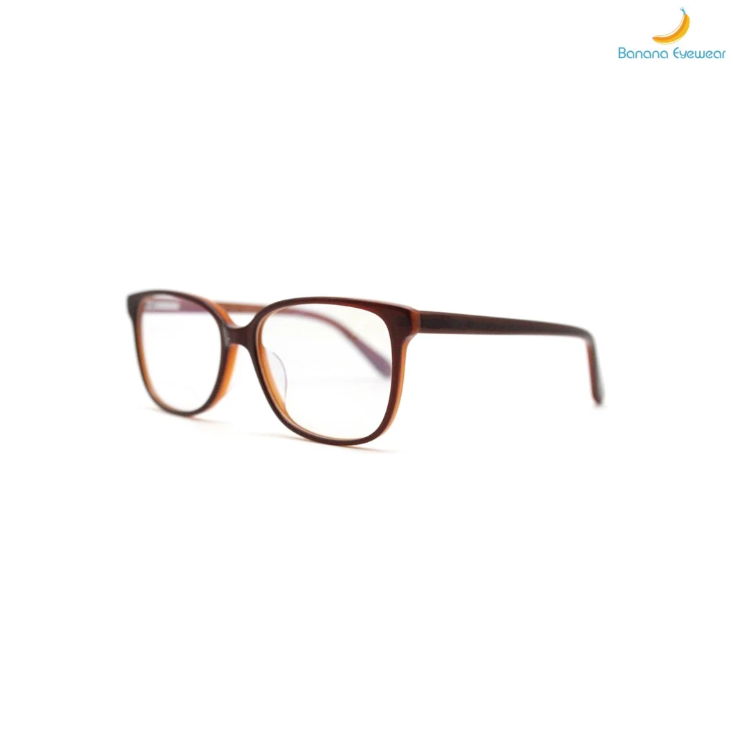 Classic Oval Acetate Eyewear Frames for Women with Ce Certificate