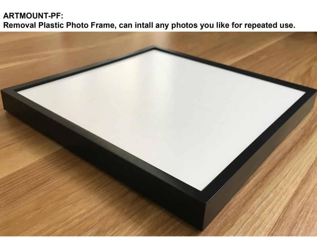 New Designed Removable Plastic Picture Frame for Photo Mounting