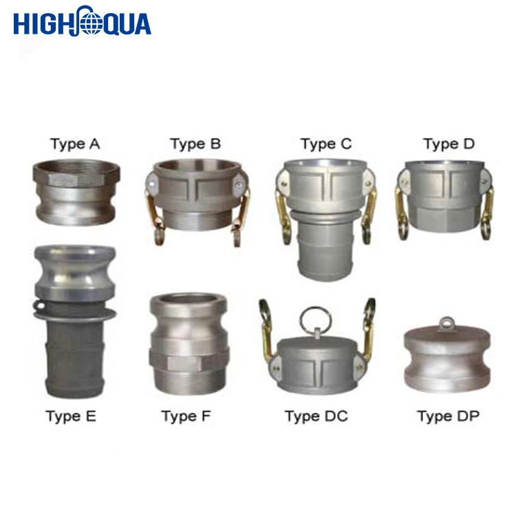 Aluminum/Stainless Steel Hose Connection Camlock Pipe Fittings Hose Fitting Thread Quick Coupling