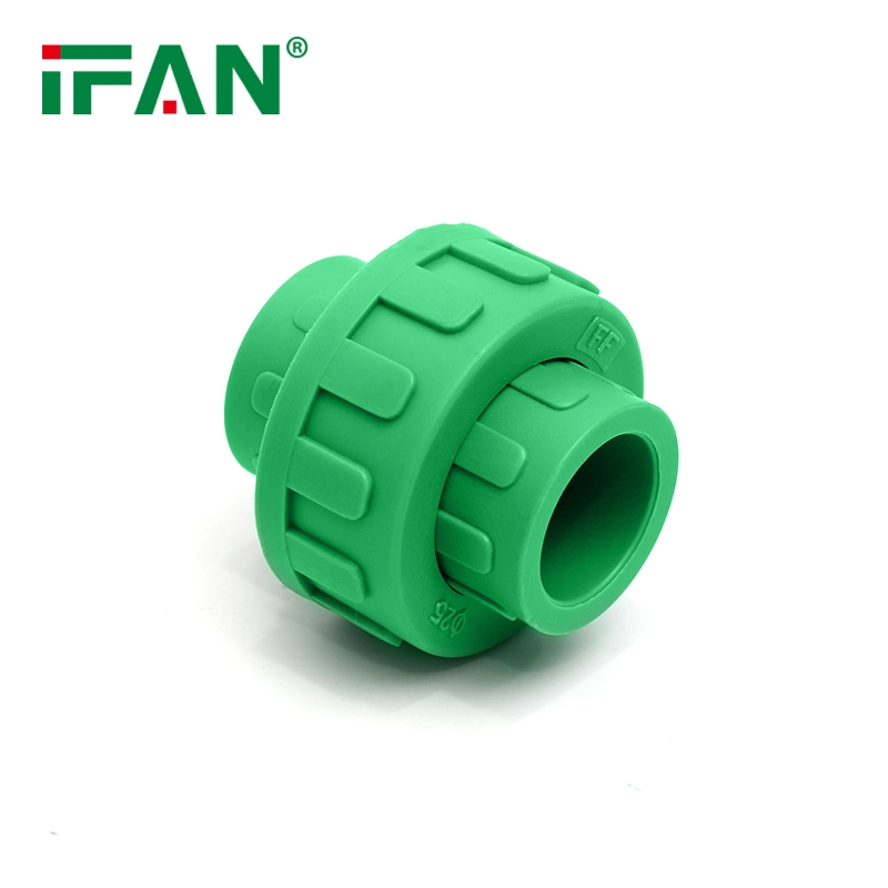 PPR Pipes and Fittings Manufacturer Plastic Pipe Fitting 20mm-63mm PPR Fitting High Quality Plastic Union PPR Union