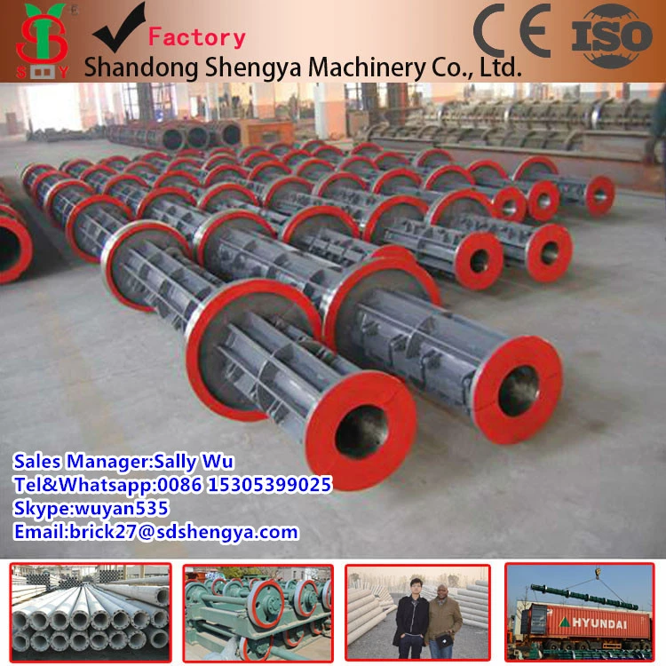 China Made Shengya Steel Concrete Electric Pole Mould for Sale, Telegraph Pole Mould in Nigeria