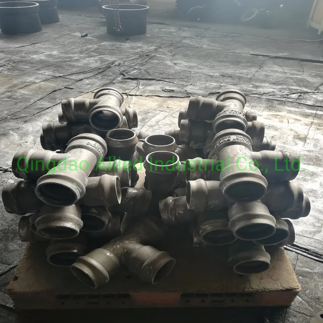 En545 ISO2531 En12842 Di Ggg50 Fittings for Ductile Iron Pipe PVC Fittings for UPVC and PE Pipes Pn10 Pn16 Loosing Flange Fittings