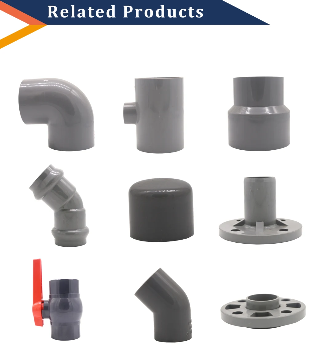 Reducer Tee UPVC/PVC/Ppv Pipe Fitting From China