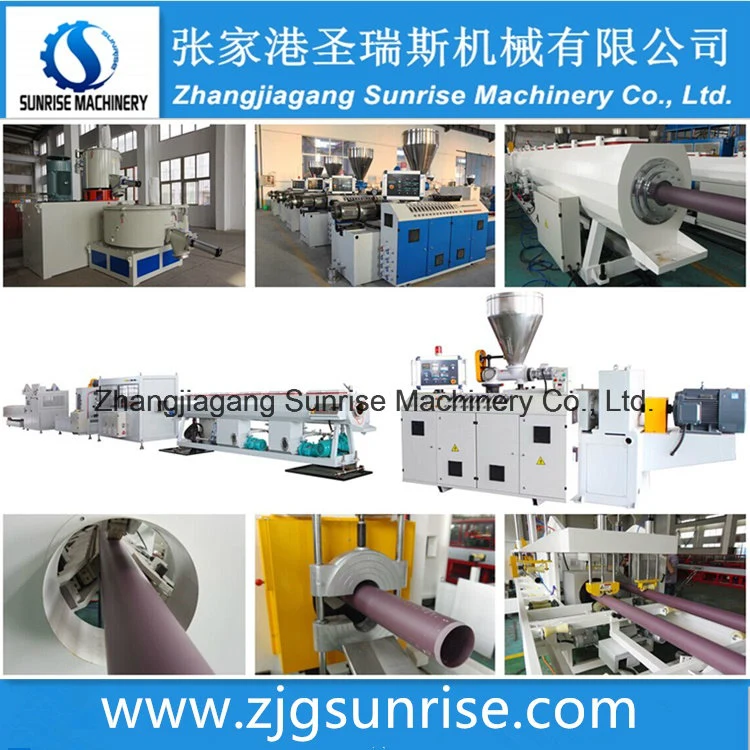 160mm UPVC Pipe Extrusion Production Line Complete Solution for New Factory