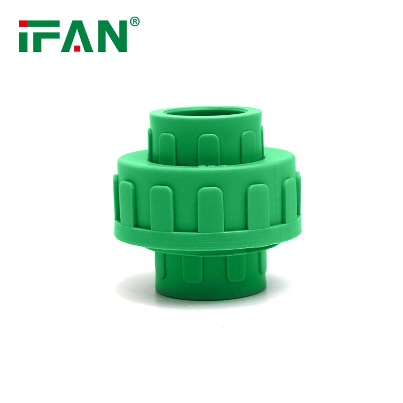 PPR Pipes and Fittings Manufacturer Plastic Pipe Fitting 20mm-63mm PPR Fitting High Quality Plastic Union PPR Union