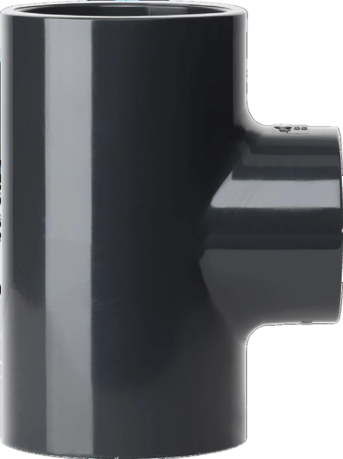 High Quality Pn20 Plasstic Pipe Fittings PVC Pipe and Fittings Reducing Tee UPVC Pressure Pipe Fittings for Industrial System DIN Standard & ASTM Sch80