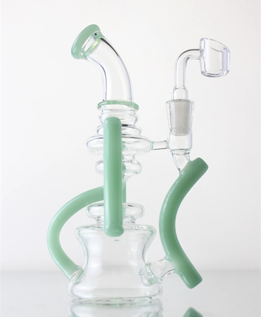 Wholesale Water Pipes Glass DAB Rigs Glass Recycler Glass Skull Smoking Water Pipes Tobacco Hand Pipes