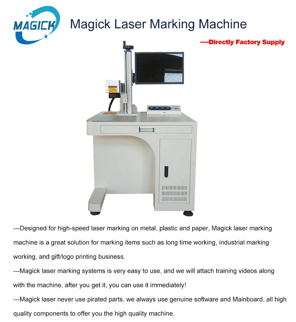 20W 30W 50W Fiber Laser Marking Machine for Electrical Cable, PPR Pipes