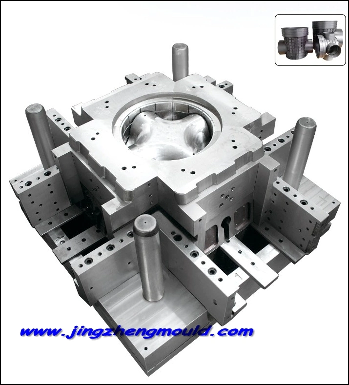PE Hot-Melt Reducing Tee Pipe Fitting Mould