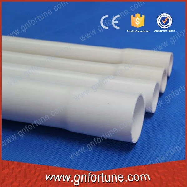 Flame Retardant PVC Pipe Electrical Through Way PVC Pipe Fitting