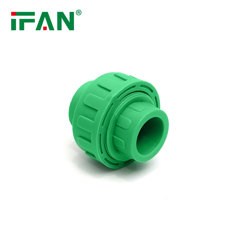 PPR Pipes and Fittings Manufacturer Plastic Pipe Fitting 20mm-63mm PPR Fitting High Quality Plastic Union PPR Union
