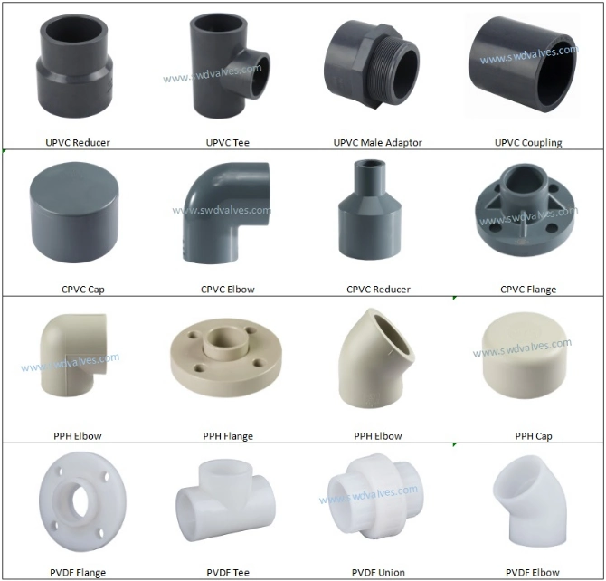 Plastic Pipe Accessories Pn16 UPVC CPVC Pph Pipe Fitting