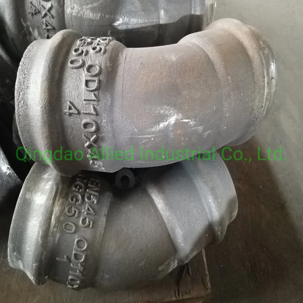 En545 ISO2531 En12842 Di Ggg50 Fittings for Ductile Iron Pipe PVC Fittings for UPVC and PE Pipes Pn10 Pn16 Loosing Flange Fittings