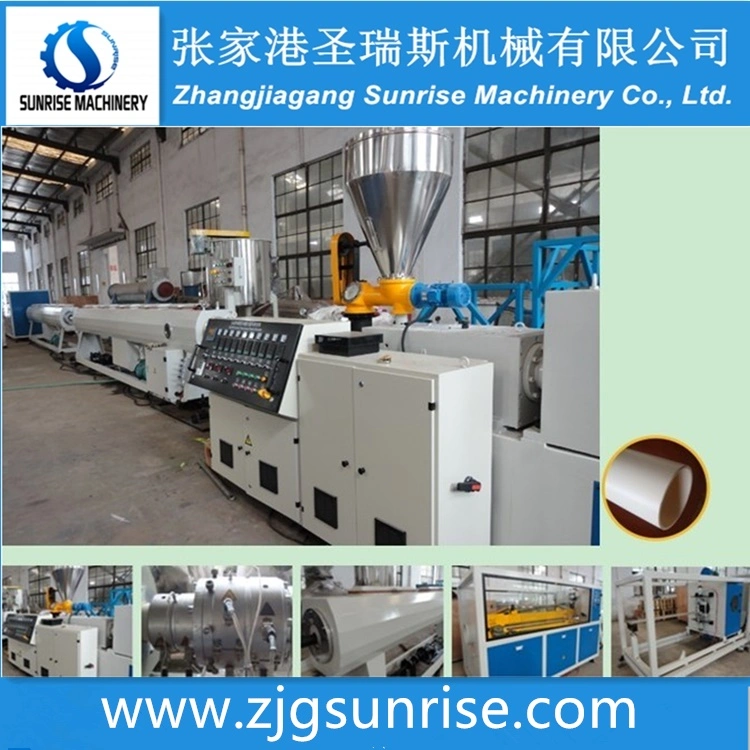 Double Output PVC Pipes Extrusion Line for 16-63mm Pipes
