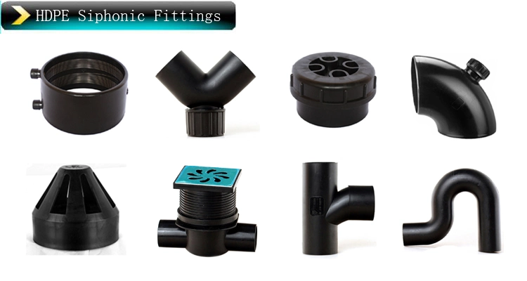HDPE Sewer and Drain Pipe Fittings with High Quality