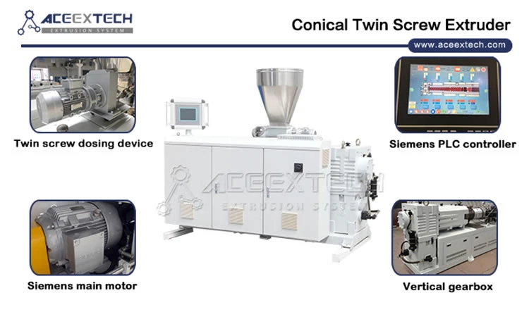 Plastic Twin Screw UPVC CPVC Water&Drainage&Electric Conduit Pipe Production Machine Extrusion Line