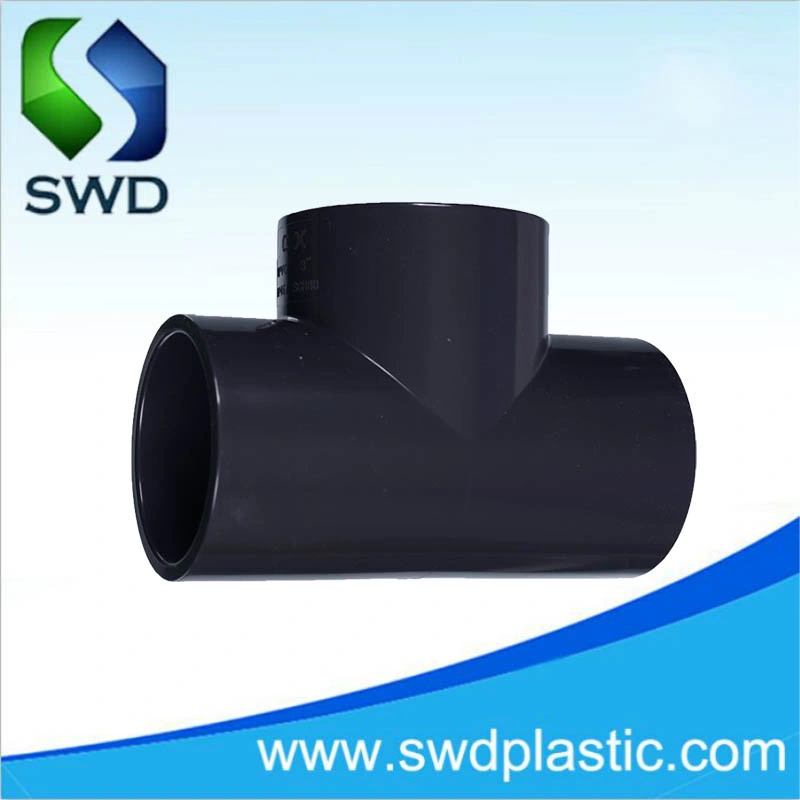Manufacture Directly Salve UPVC 90 Degree Equal Tee