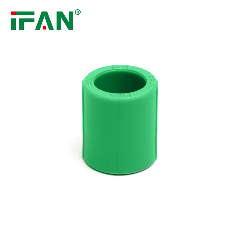 Ifan DIN8077 8088 Standard Germany Korea Raw Material PPR Plastic Pipes Tubes and Fittings, PPR Coupling